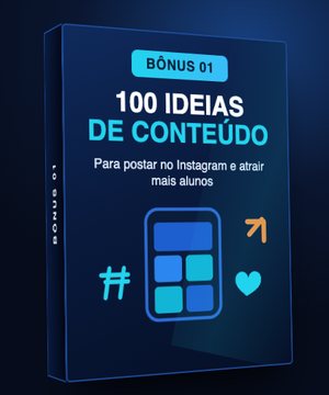 Caixa do bônus 1: 100 ideias de conteúdo